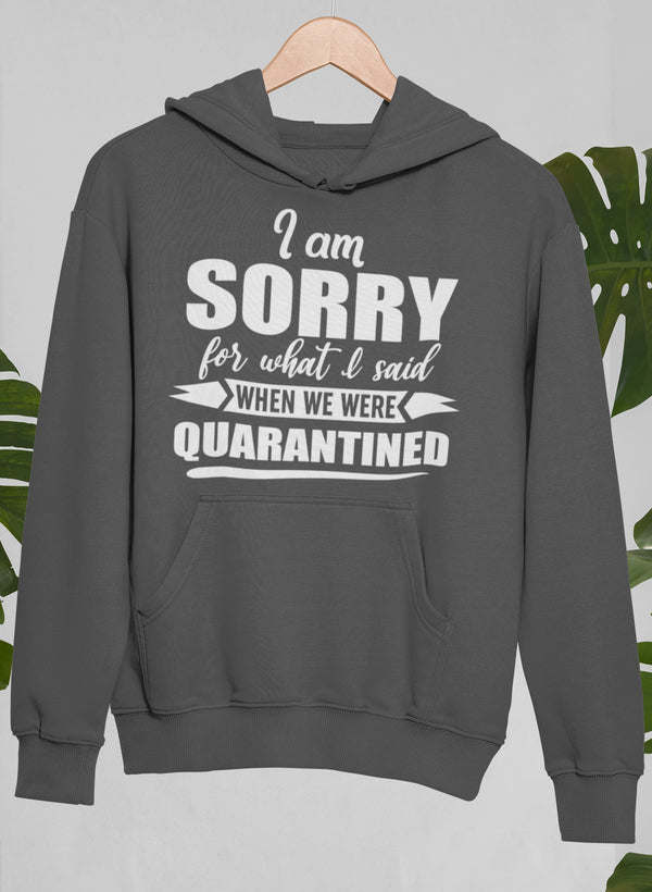 I Am Sorry For What I Said When We Were Quarantined Hoodie