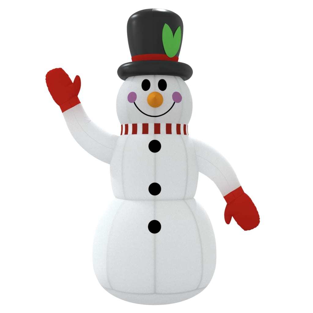 Inflatable Snowman with LEDs 10 ft