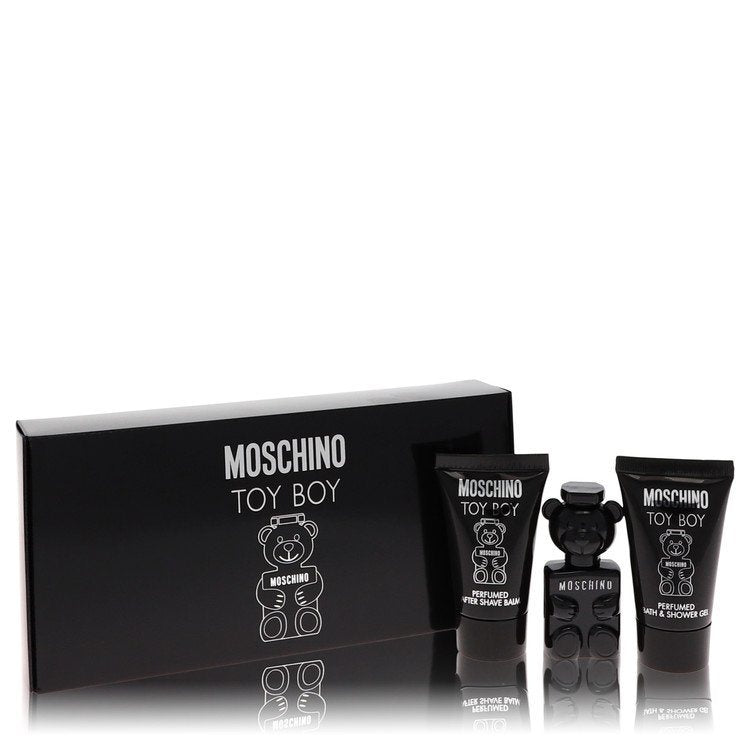 Moschino Gift Set -- .17 oz Mini EDP + .8 oz Shower Gel + .8 oz After Shave Balm