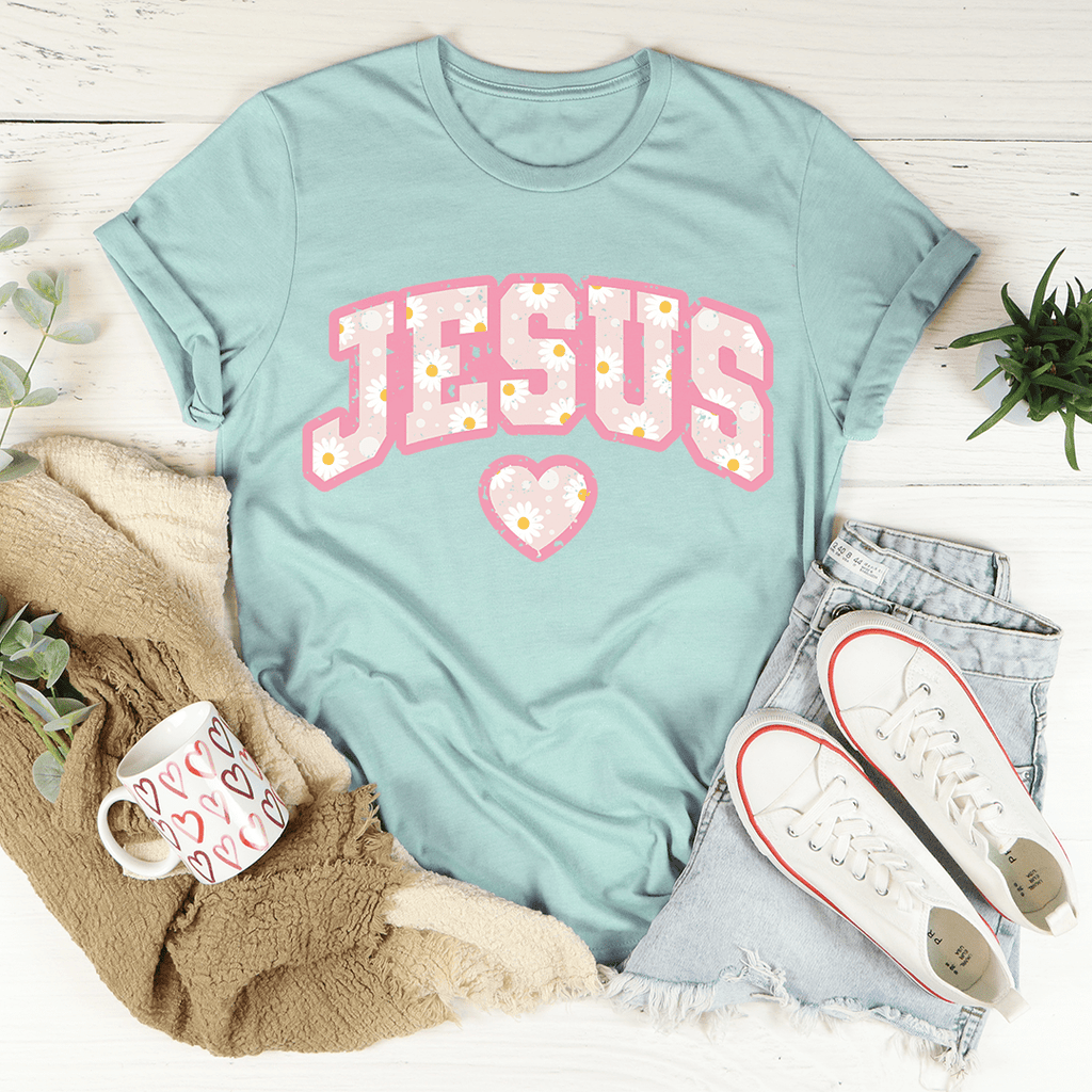 Jesus Floral T-Shirt