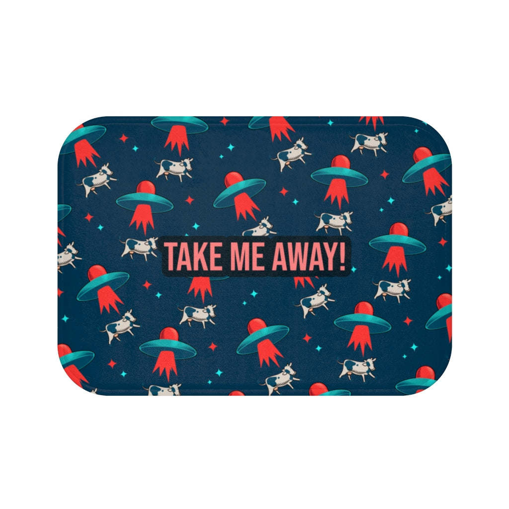 Aliens & Cows Bath Mat Home Accents