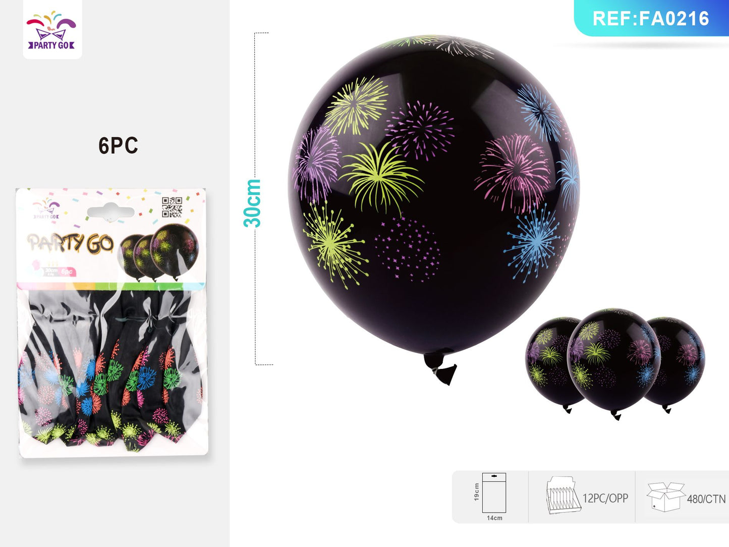 black party favor balloons 30cm* 72pcs