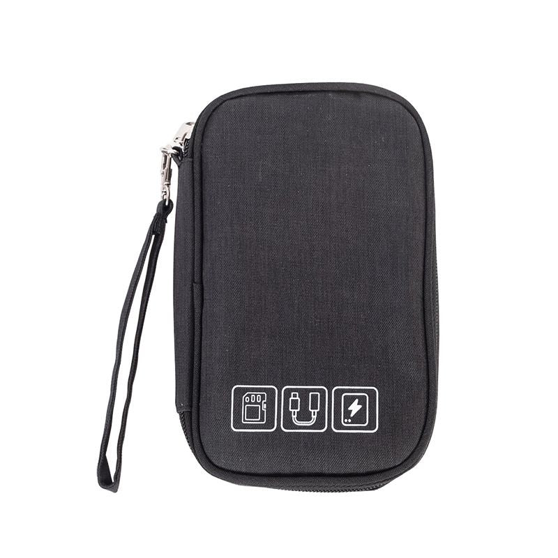 Travel Cable Organizer Bag, Electronic Accessories Case with Zipper, Portable Electronic Storage Bag, for Cord Phone Charger Flash Drive Phone SD Card