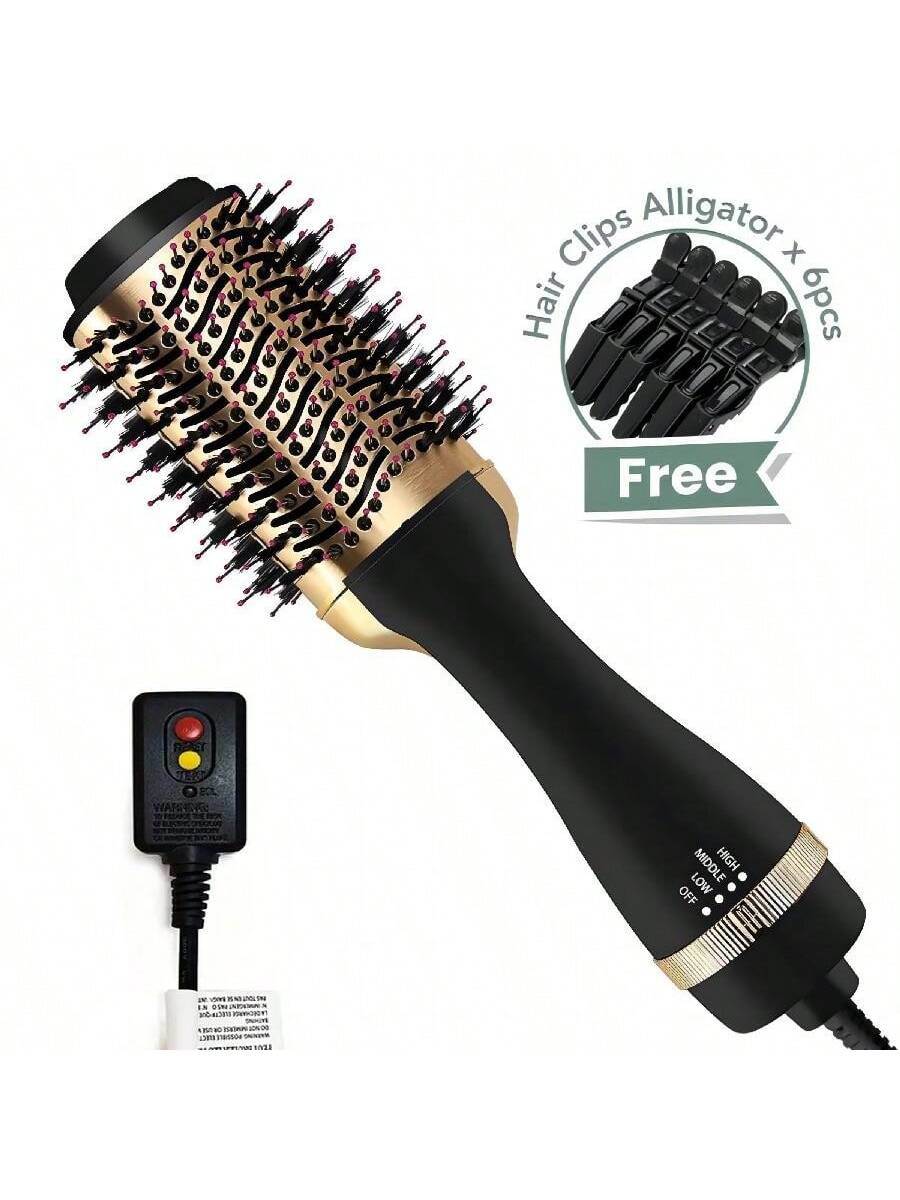 Hot Hair Blow Dryer Brush One Step Hot Air Stylers and Volumizer 2 In 1 Styling Tool Electric Hair Dryer with Hot Brush Travel Friendly Heated Hairbrush