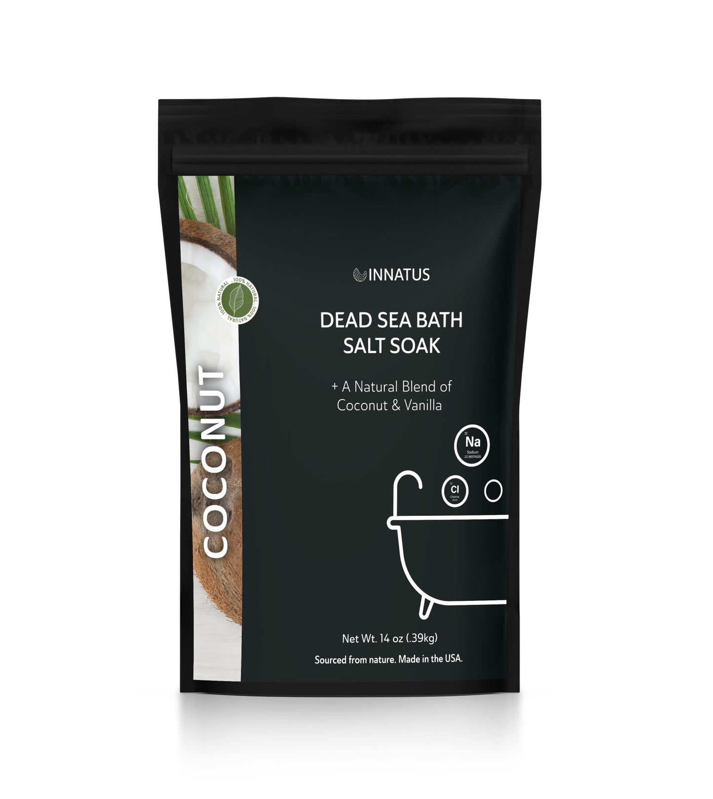 Dead Sea Soothing Bath Salt Soak with 21 Minerals – Relaxing, Detoxifying, and Nourishing for Skin – 14oz, Infused with Eucalyptus & Rosemary Oils – Rejuvenate Mind & Body.