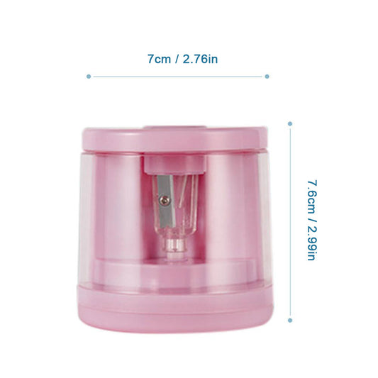 Electric Pencil Sharpener Artist Pencil Sharpener Automatic Classroom Electric Pencil Sharpener For 6-12mm Pencils Teacher (Batteries Not Included)