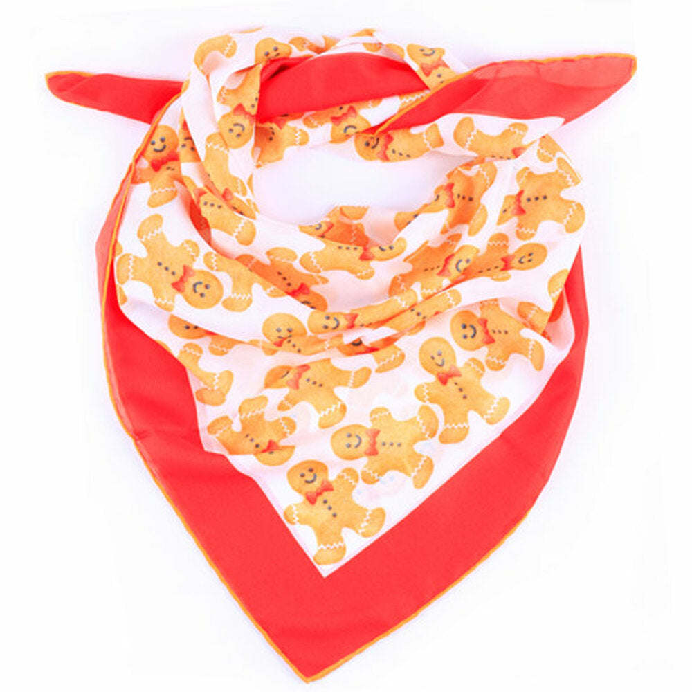 BiggDesign Gingerbread Patterned Scarf