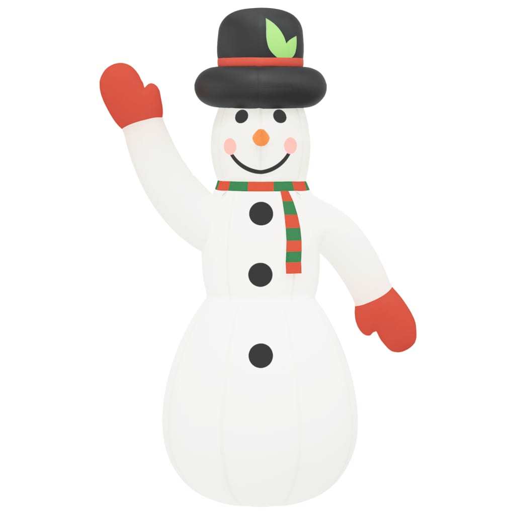 Christmas Inflatable Snowman with LEDs 393.7"