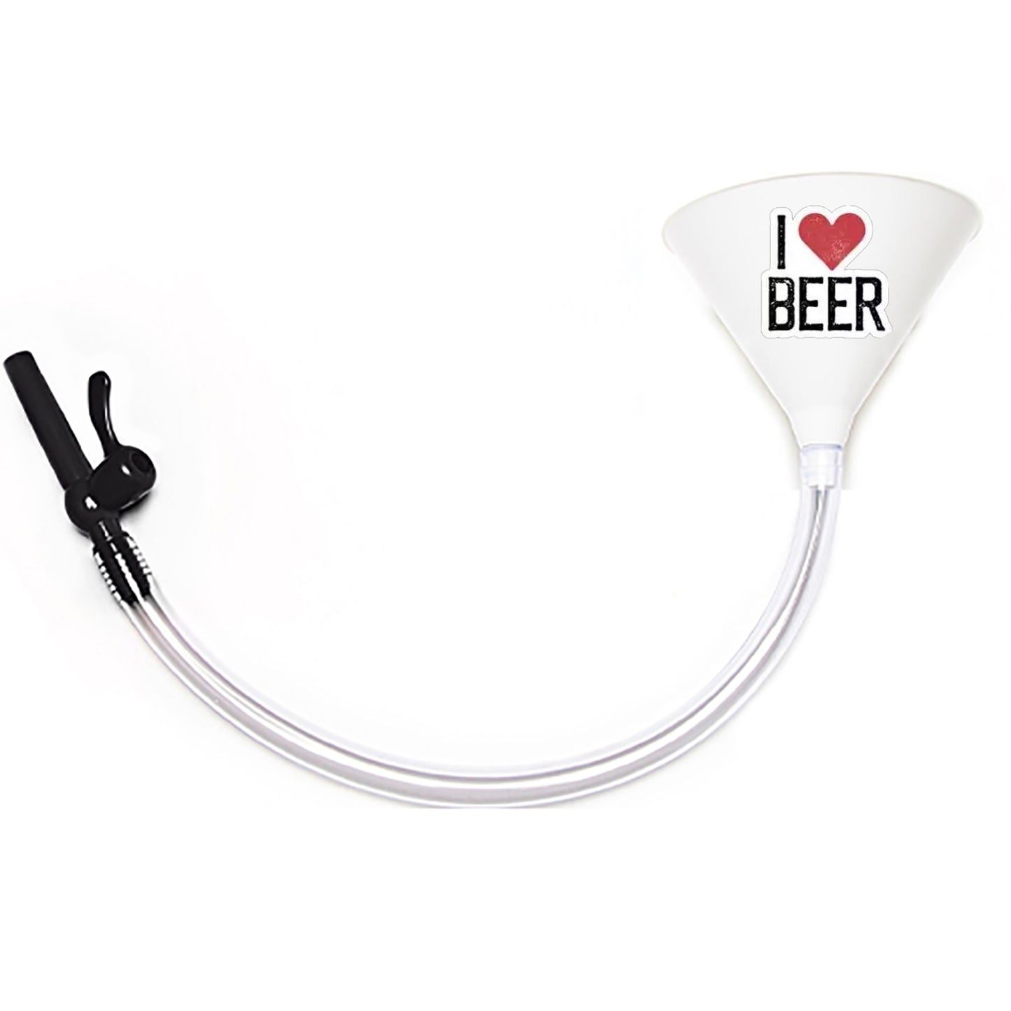 I Love Beer - Beer Bong Funnel with Valve