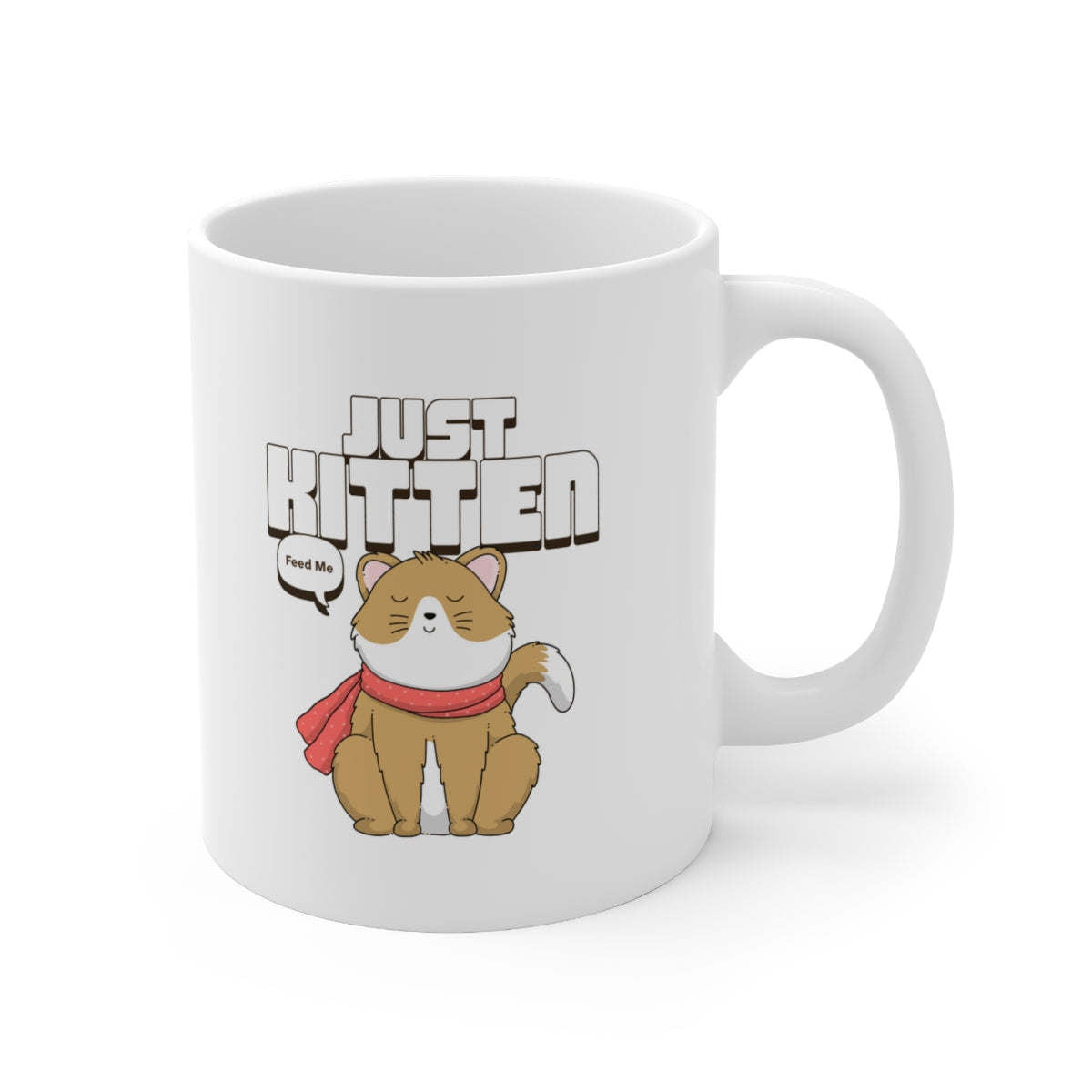 Just Kitten Cat Novelty Mug