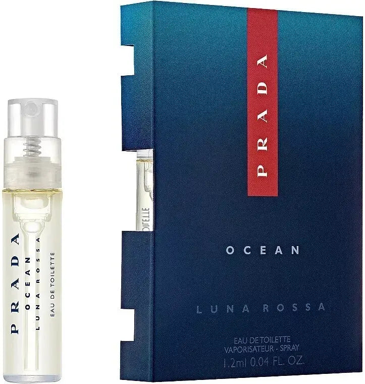 Prada Luna Rossa Ocean Eau De Toilette Spray Vial SAMPLE