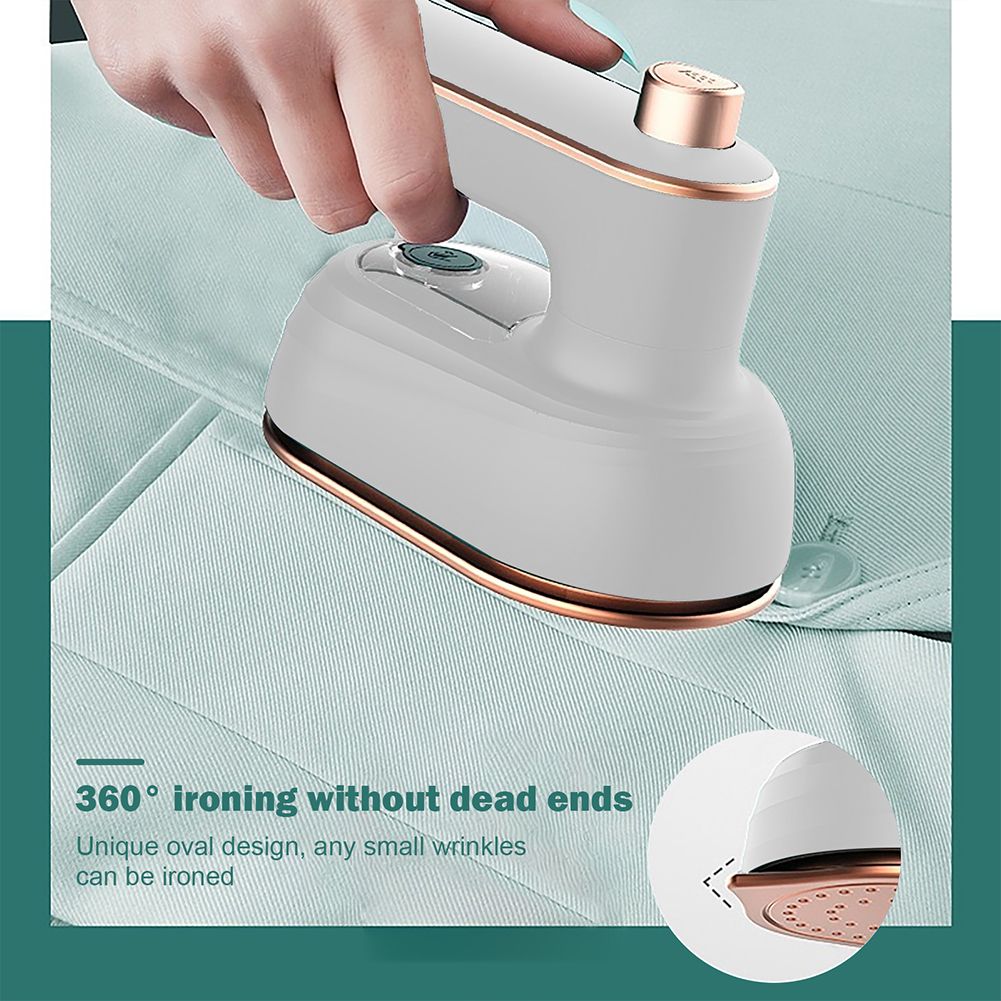 Professional Mini Steam Iron Handheld Portable Garment Steamer Dry Wet Double Clothes Fabric Ironing Machine for Home and Travel; with Ironing Board Pad