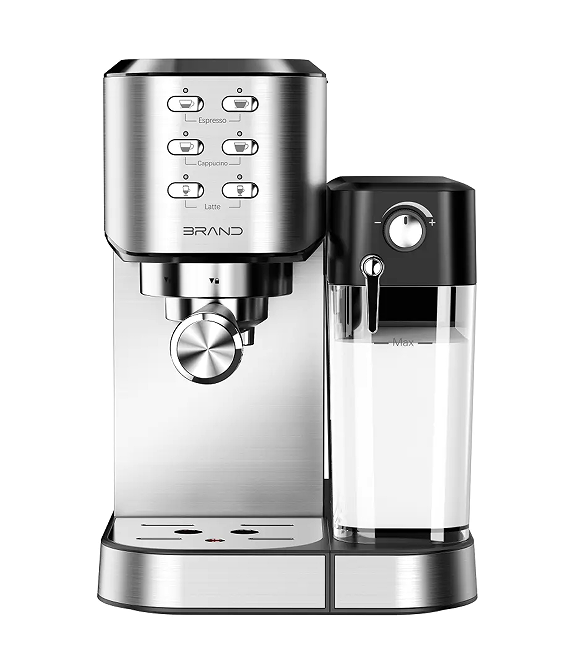 capsule + coffee powder + milk foam 3 in 1 coffee maker.  20Bar extraction French drip / mocha and other Italian espresso, 1 cup / 2 cup mechanical keys, power 1350W, steam type