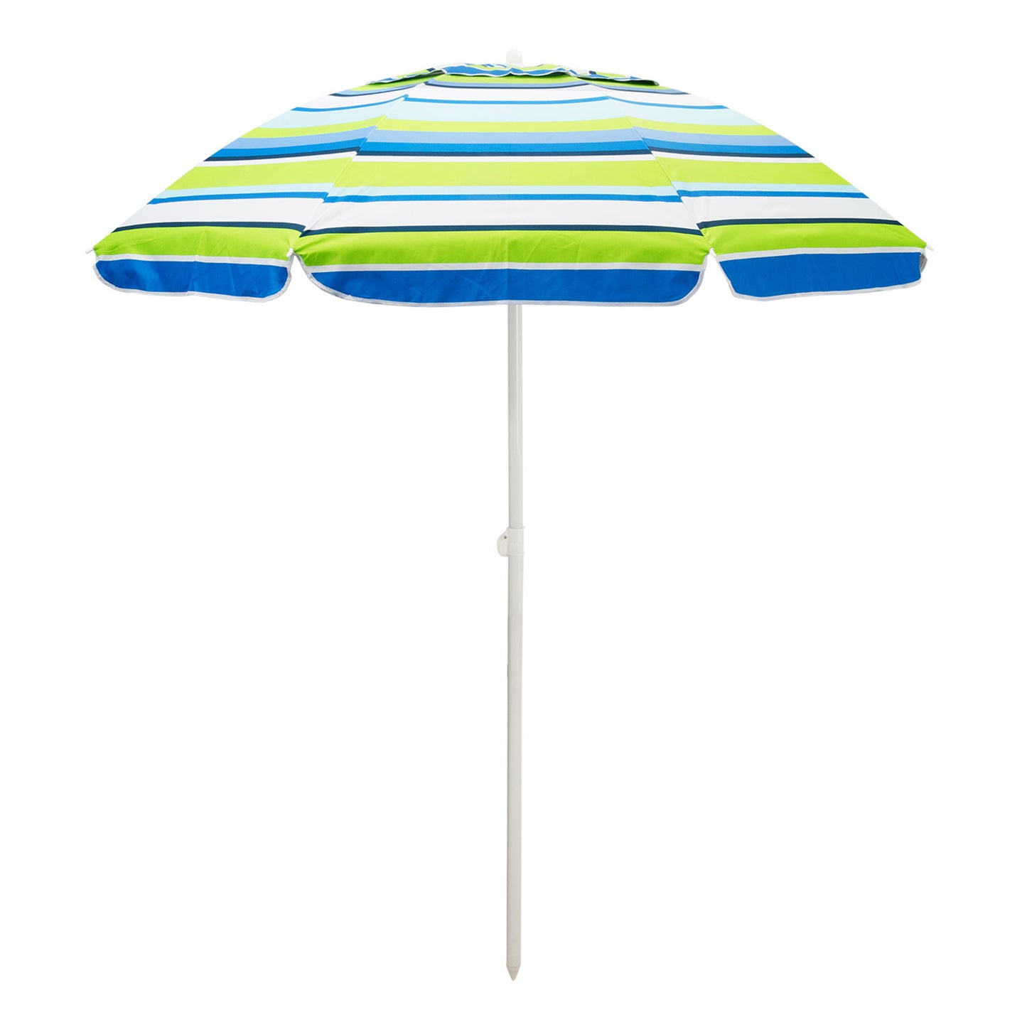 SUNNYFEEL Beach Umbrella 6ft, Portable Outdoor Umbrellas with Carry Bag Sand Anchor Push Button Tilt Pole UPF50+ UV Protection Windproof Sunshade Parasol for Beach, Patio, Yard, Garden