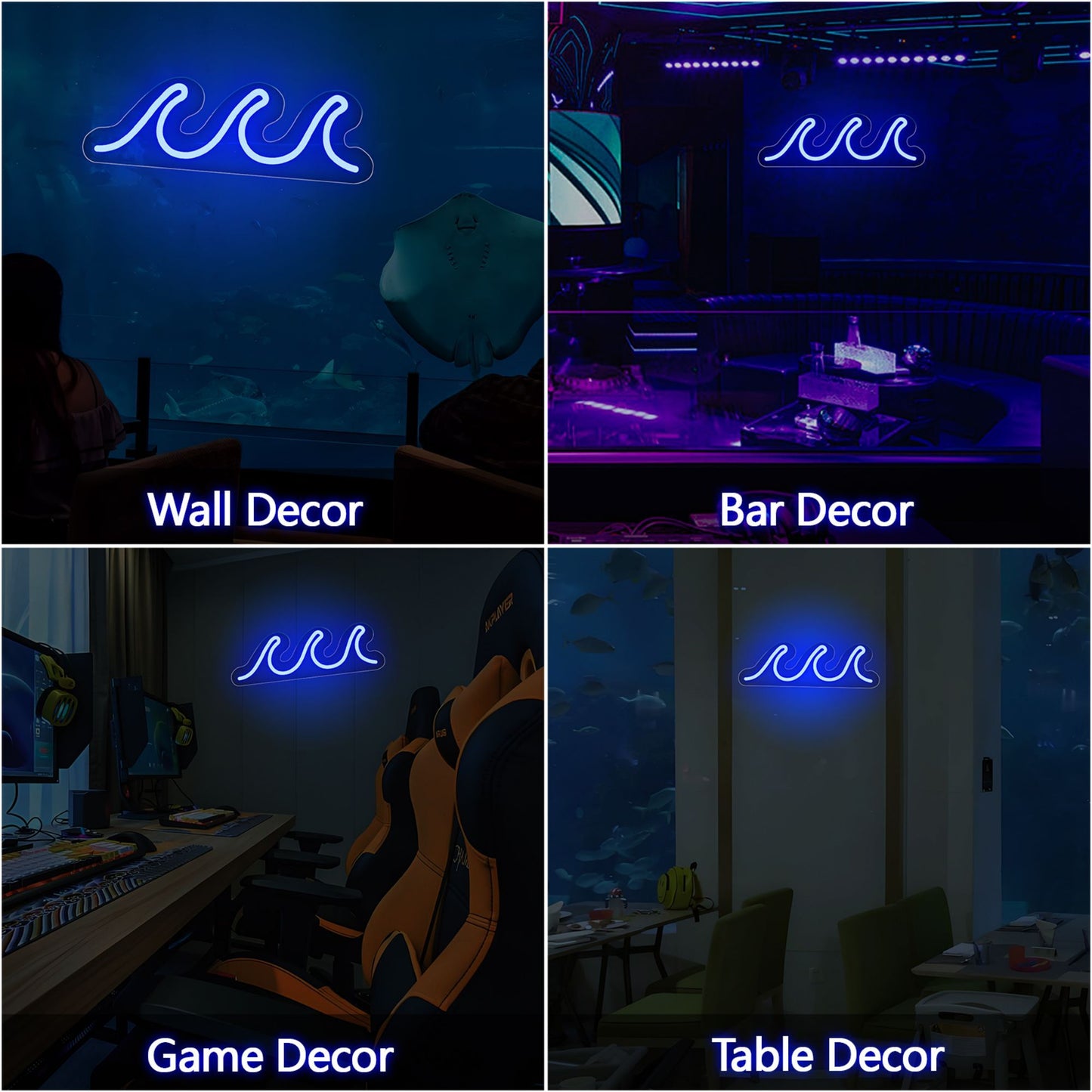 1pc Cool Neon Sign, LED Neon Light, USB Neon Lights For Kids Bedroom, Playroom Wall Sign Party Gift