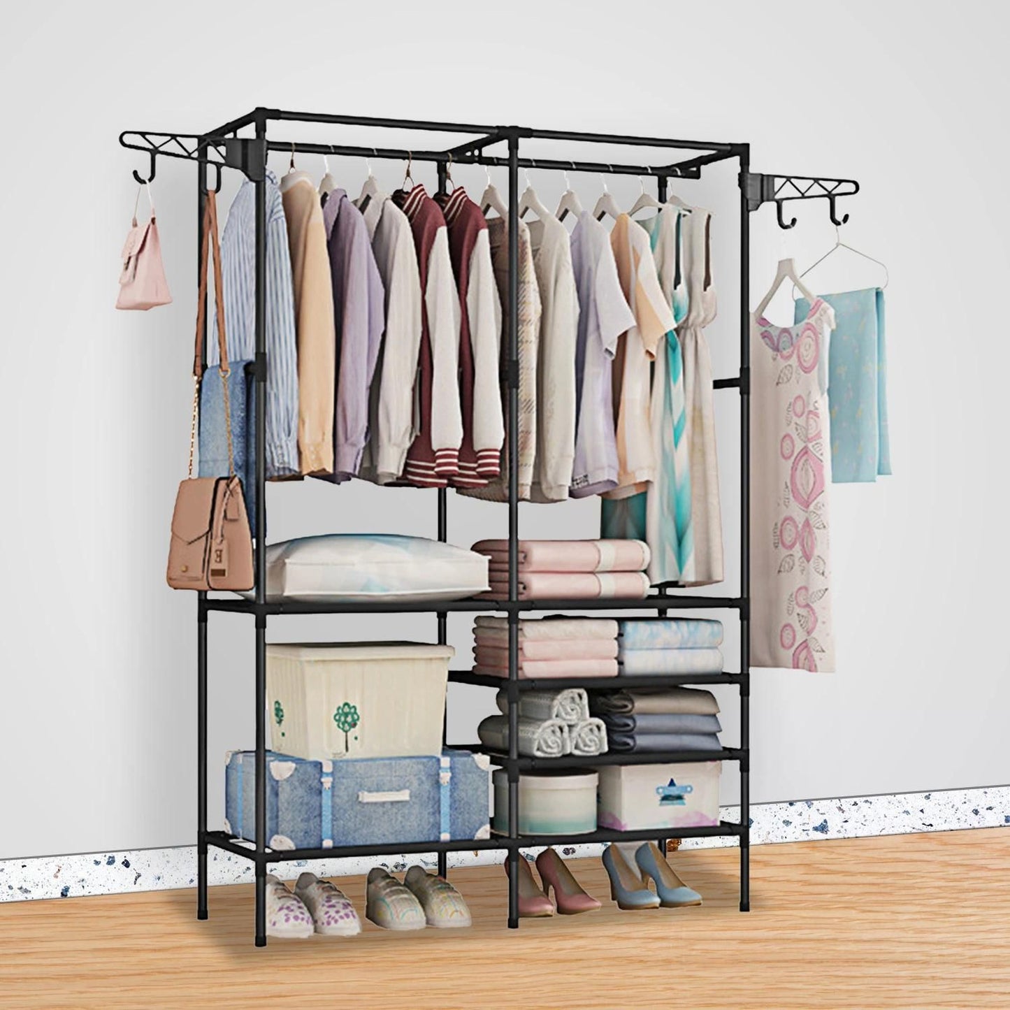 Metal hangers, shoes, clothing racks, independent multifunctional wardrobes