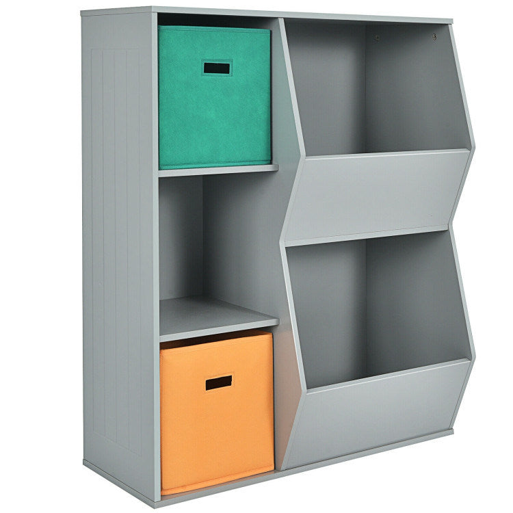 Kids Toy Storage Cabinet Shelf Organizer