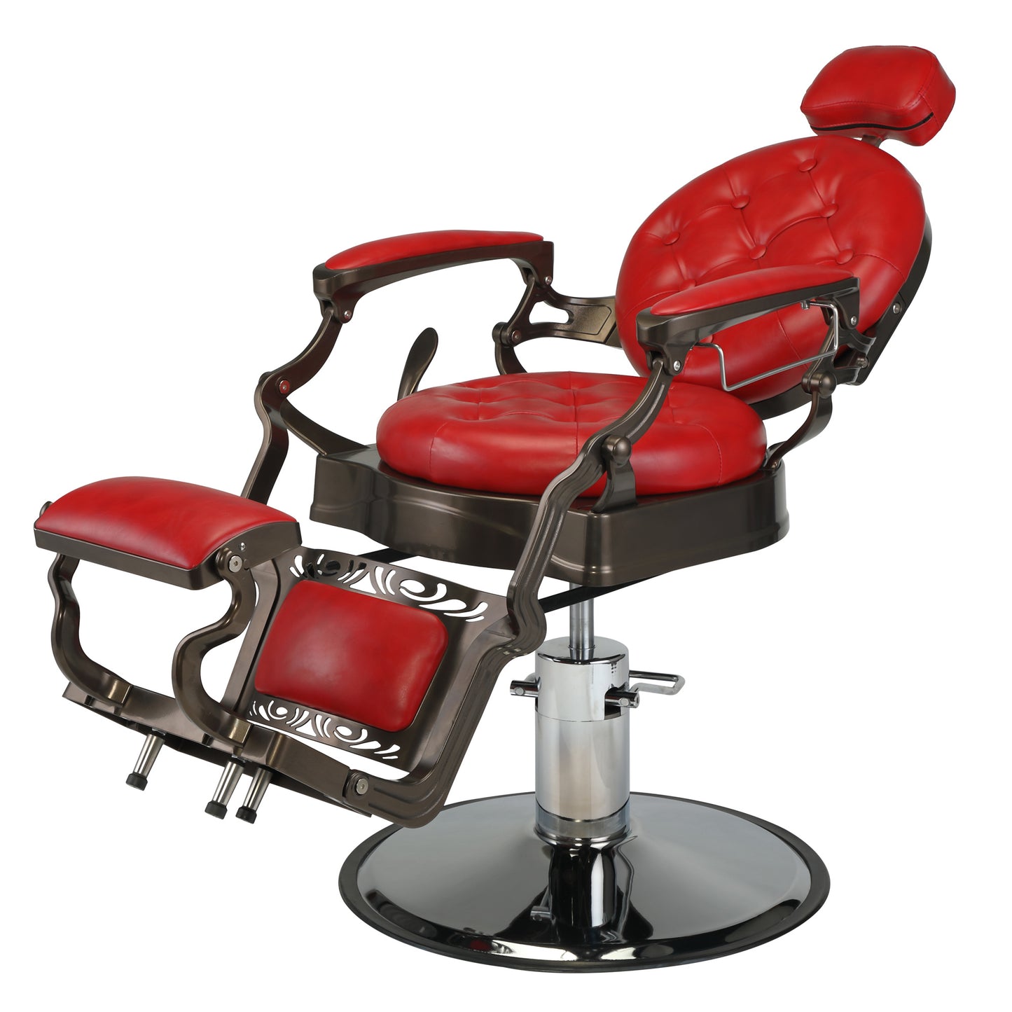 Vintage Barber Chair;  Heavy Duty Hydraulic Salon Chair;  Recline Salon Chair;  Beauty Spa Styling Equipment