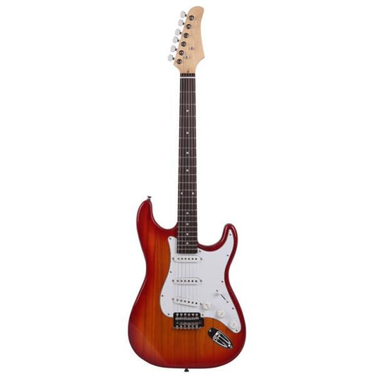 Rosewood Fingerboard Electric Guitar Sunset Red