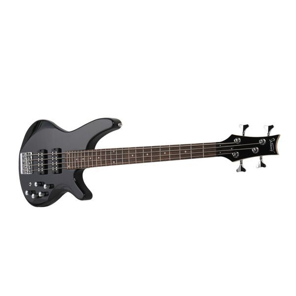 [Do Not Sell on Amazon]Glarry 44 Inch GIB 4 String H-H Pickup Laurel Wood Fingerboard Electric Bass Guitar with Bag and other Accessories Black