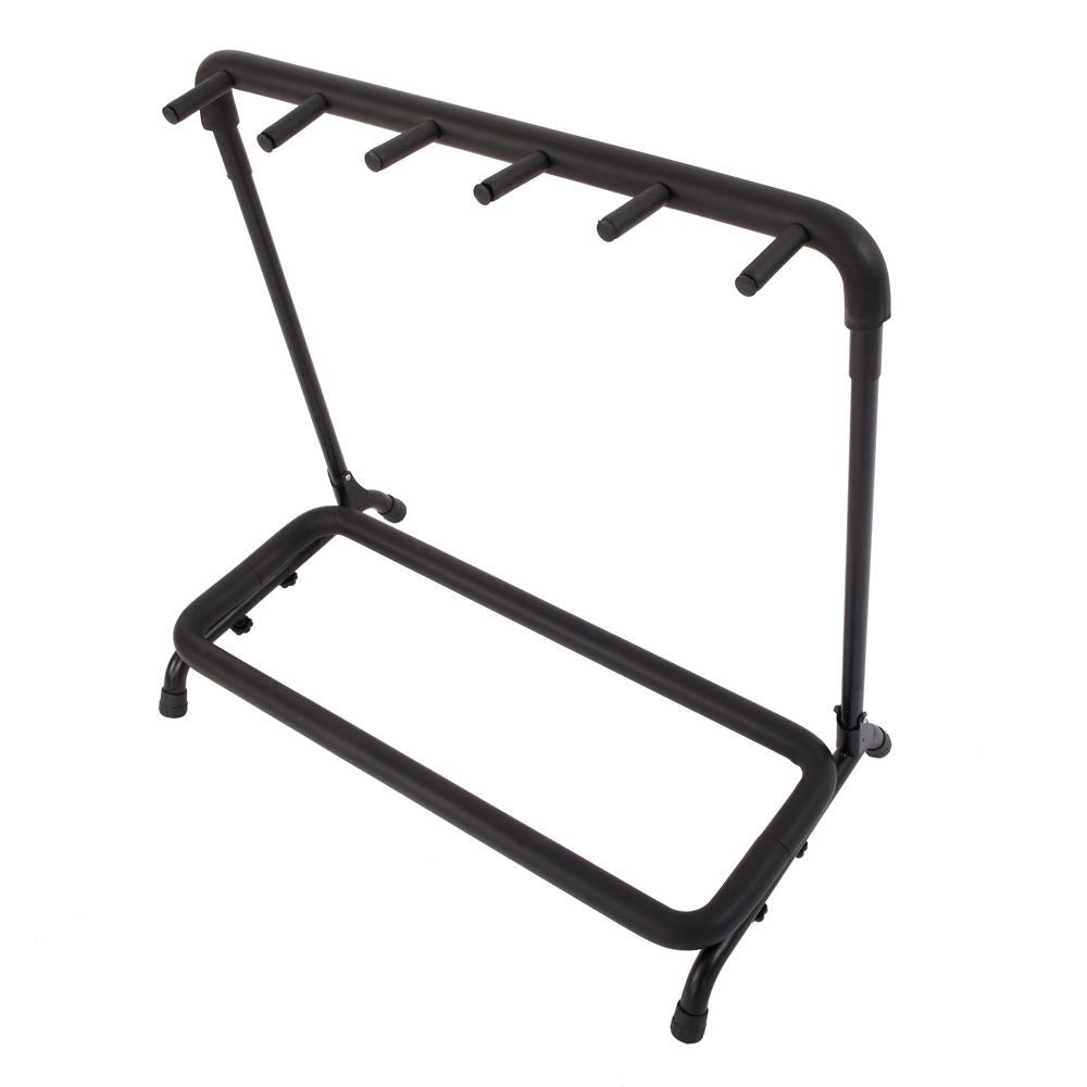 5-Slot Guitar Holder Rack Stand Black