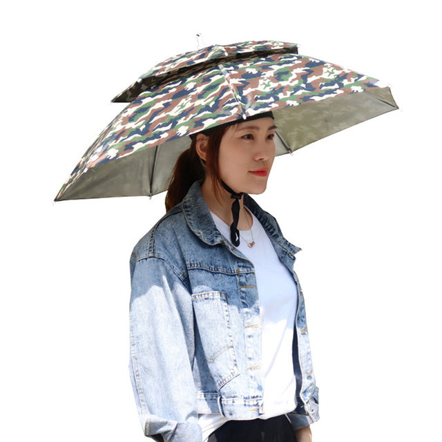 Quick Shade Personal Umbrella Hat