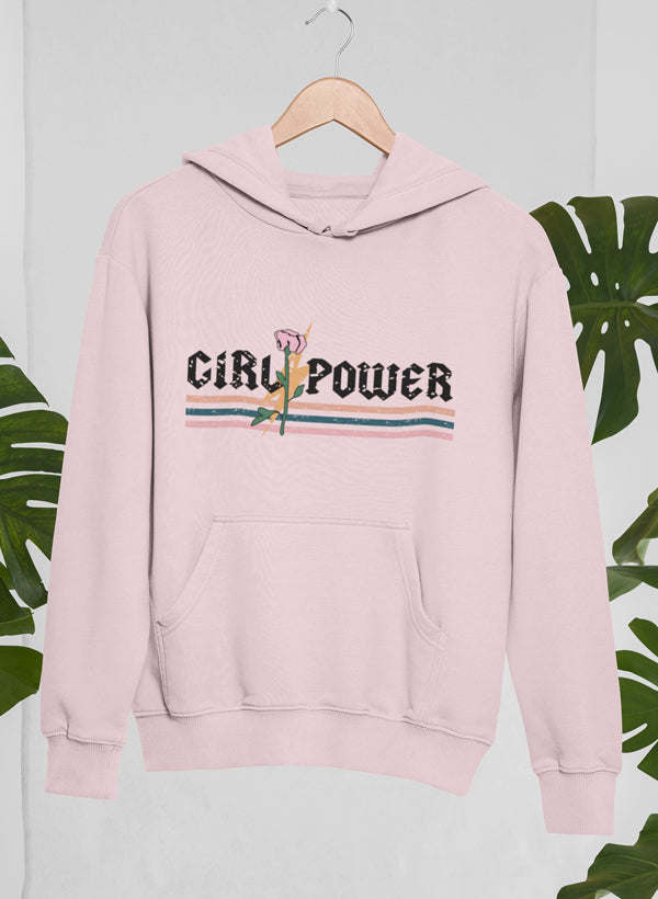 Girl Power Rose Hoodie