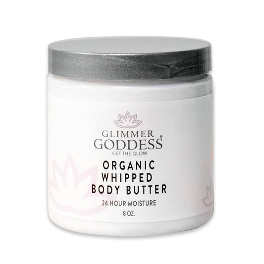 Rose Lavender Scent Organic Whipped Body Butter Vegan 24 Hr Hydration Less Stretch Marks All Skin Types Child Safe Organic 8 oz