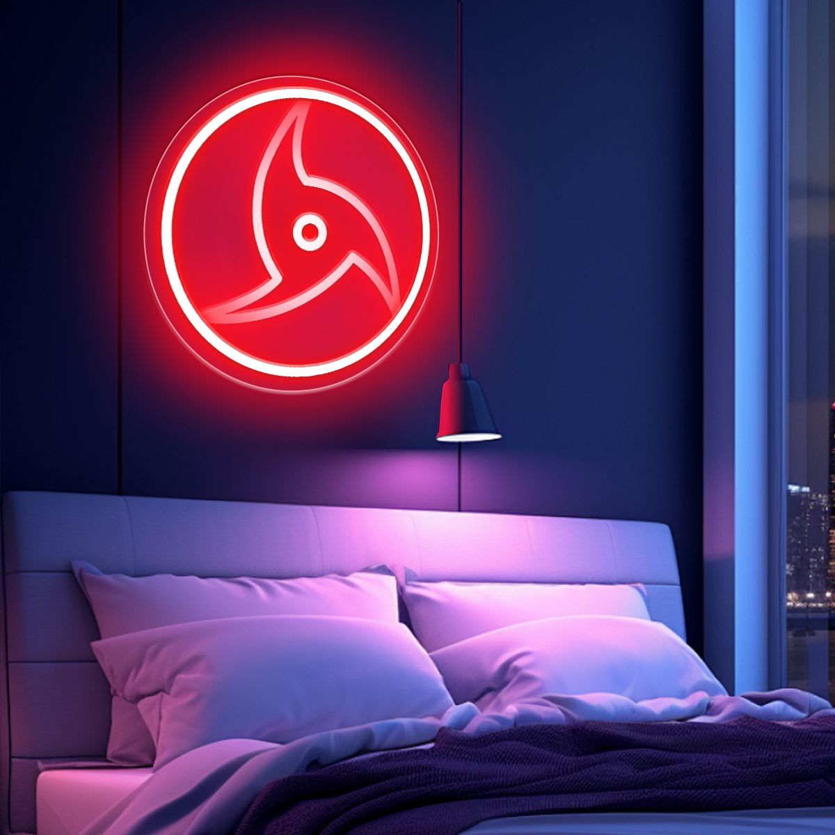 1pc Cool Neon Light Sign - Dimmable, USB Powered, Acrylic Board