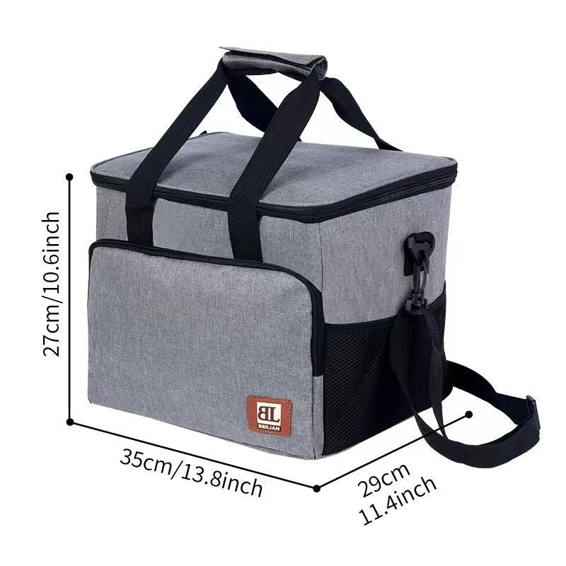 New Portable Insulated Bag Outdoor Large-Capacity Lunch Box Waterproof Cooler Ice Travel Picnic Bag