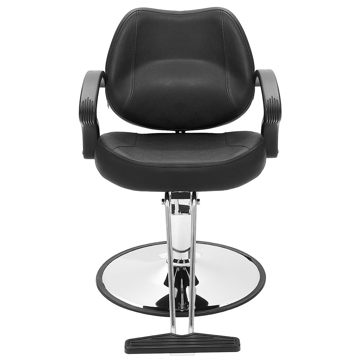 VEVOR Salon Chair, Barber Chair for Hair Stylist, Styling Chair with Heavy Duty Hydraulic Pump, 360° Swivel Hair Salon Chair with Footrest for Beauty Spa Shampoo, Max Load Weight 330 lbs, Black