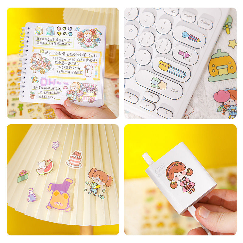 20 Sheets Waterproof Stickers for Kids Toddlers 1000+ Vivid Children Stickers Boys Girls Teachers Reward Craft Scrapbook Gift