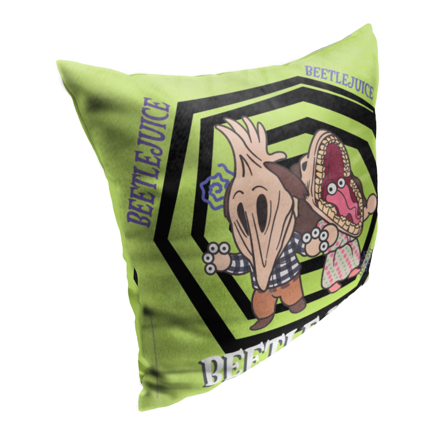 WB-Beetlejuice, Once Human Printed Throw Pillow, 18"x18"