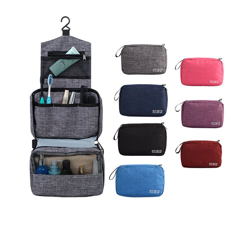 Lanola Toiletry Bag for Men & Women Hanging Hygiene Bag for Travel Water Resistant Dopp Kit with Divider and Handle for Cosmetics Brushes Tools Shaving Bag for Toiletries Accessories