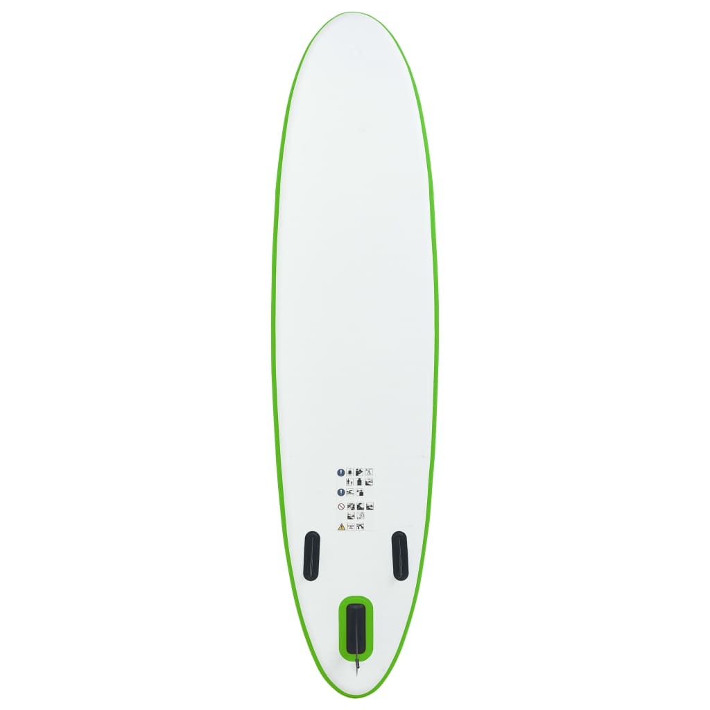 Inflatable Stand Up Paddle Board Set Green and White