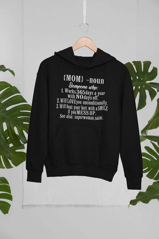 Mom Noun Hoodie