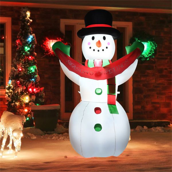 6 Feet Christmas Decoration Inflatable Christmas Snowman