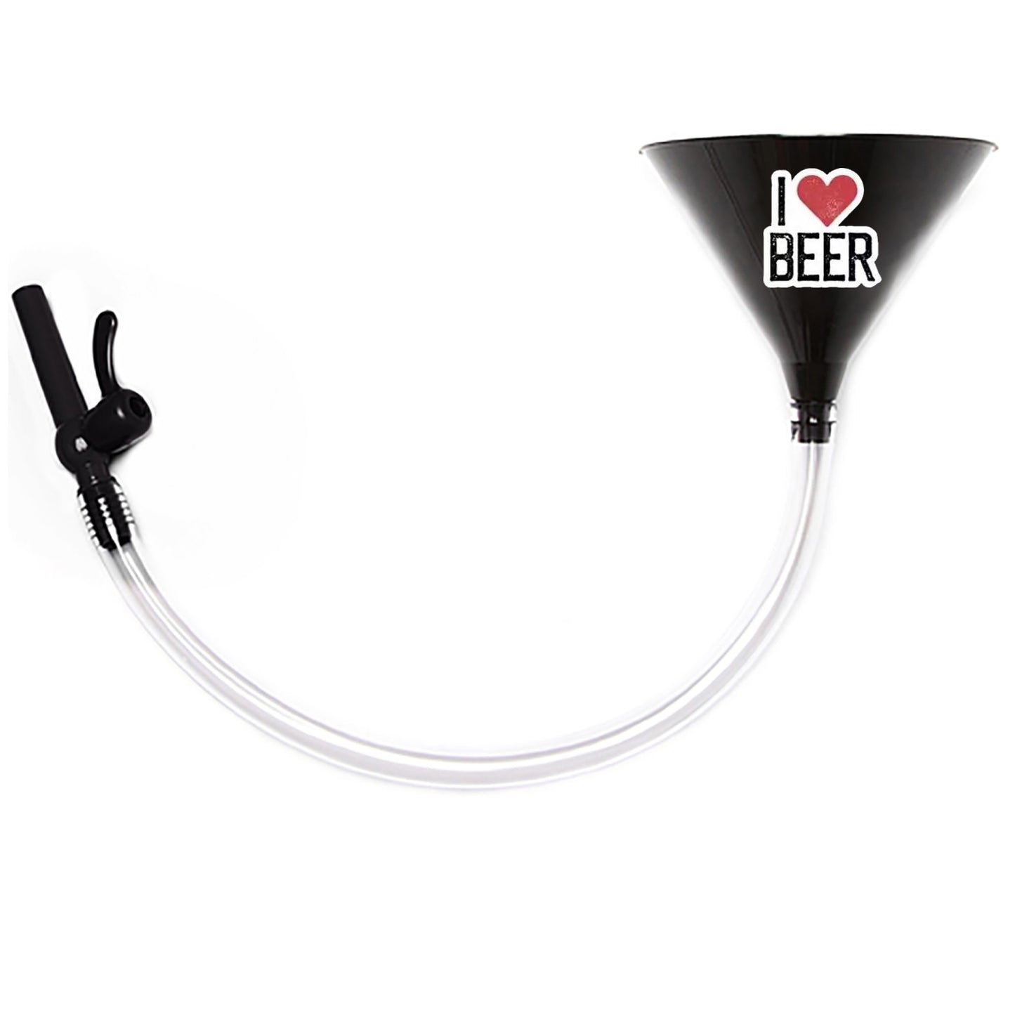 I Love Beer - Beer Bong Funnel with Valve