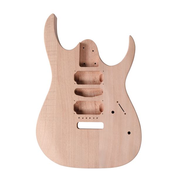 DIY 6 String 170 Style Electric Guitar Kits with Mahogany Body, Maple Neck and Accessories