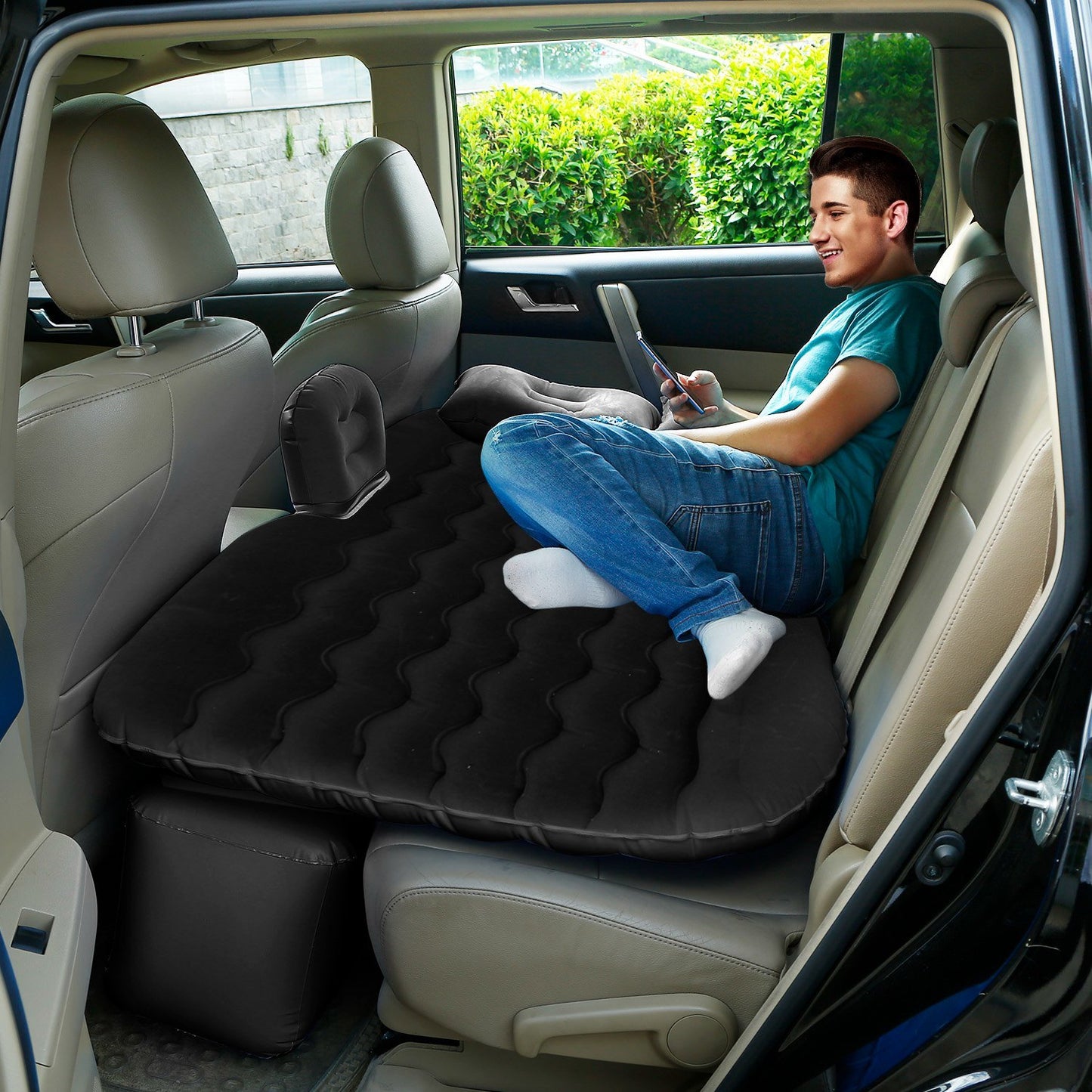 Car Air Mattress Bed Inflation Car Mattress Bed Portable Travel Camping Sleep Mat Car Inflation Bed For Trip