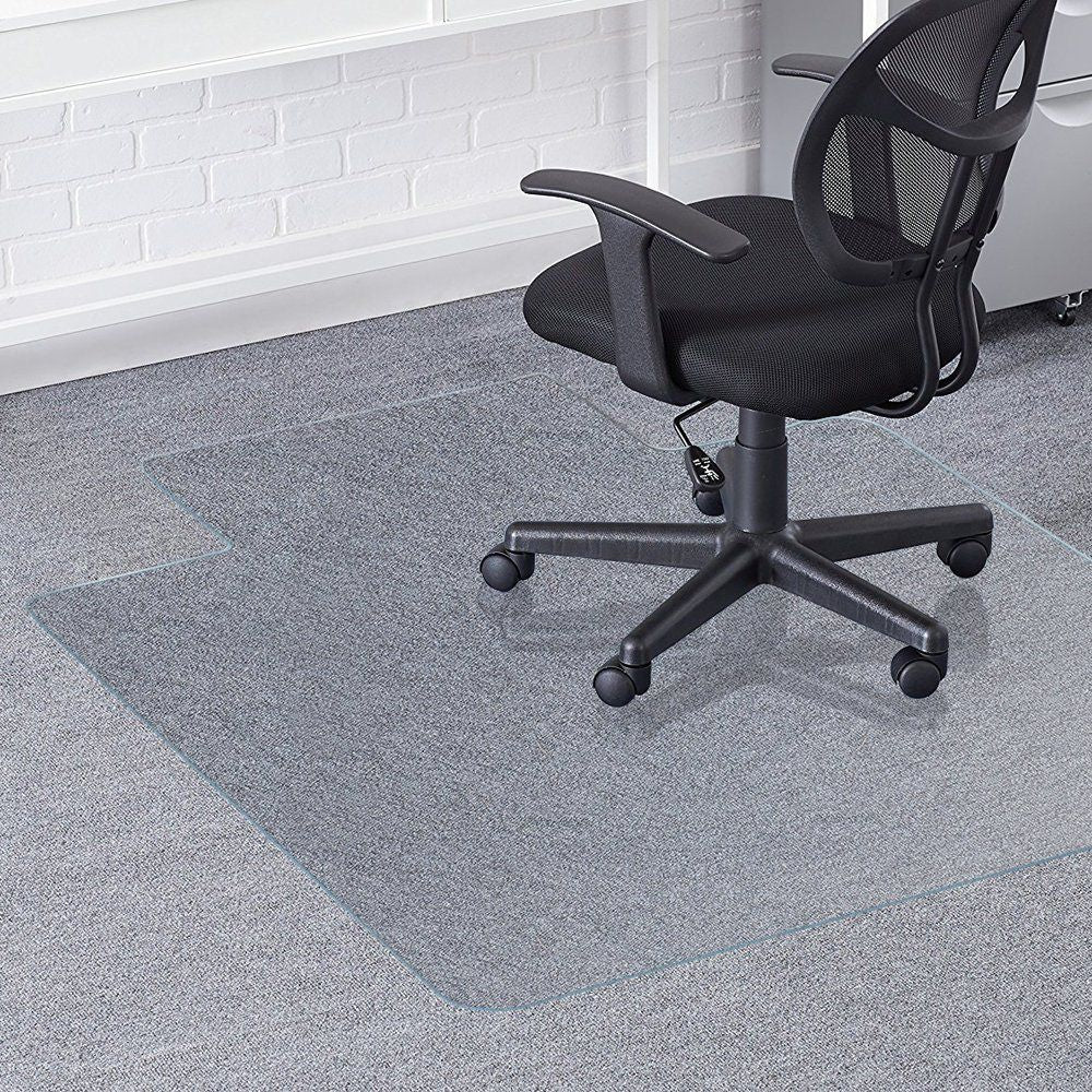 Direct Wicker 36 "X 48" Office Mat for Hard Floor, Protector Mat with Lip for Home, Gaming Floor