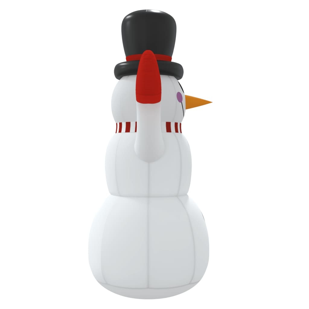 Inflatable Snowman with LEDs 8 ft