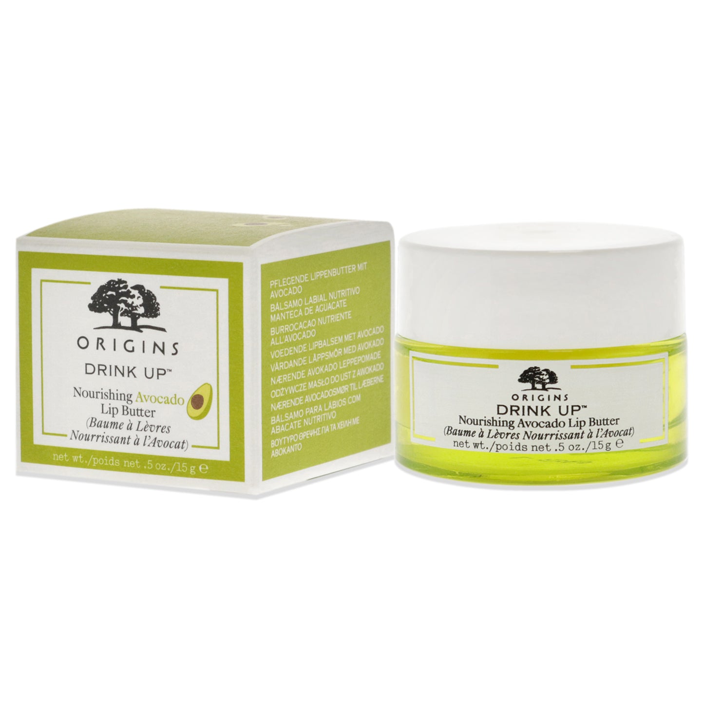 Drink Up Nourishing Avocado Lip Butter by Origins for Unisex - 0.5 oz Lip Balm