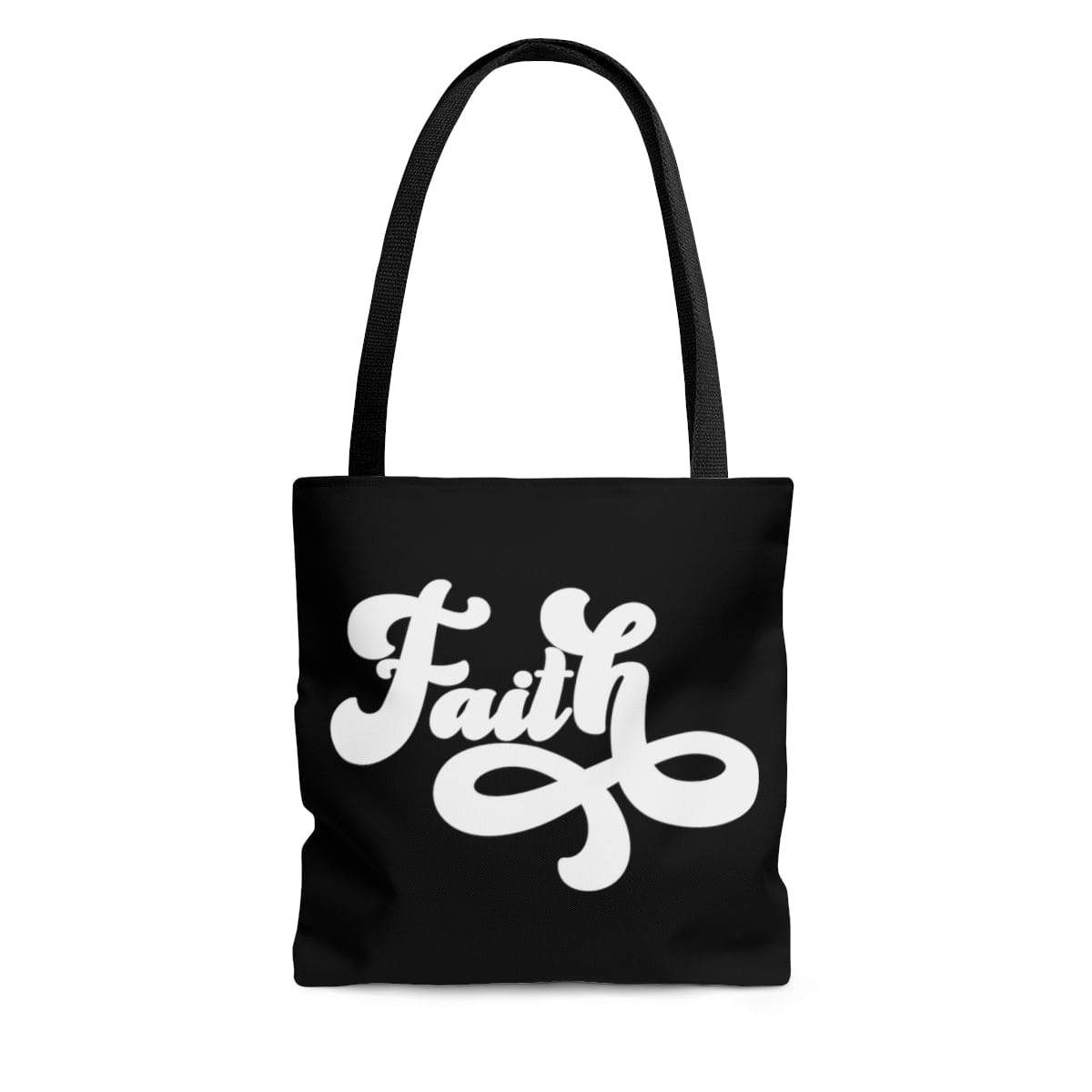 Canvas Tote Bag, Now Is Faith Christian Inspiration