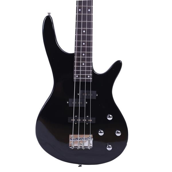 Exquisite Stylish IB Bass with Power Line and Wrench Tool Black