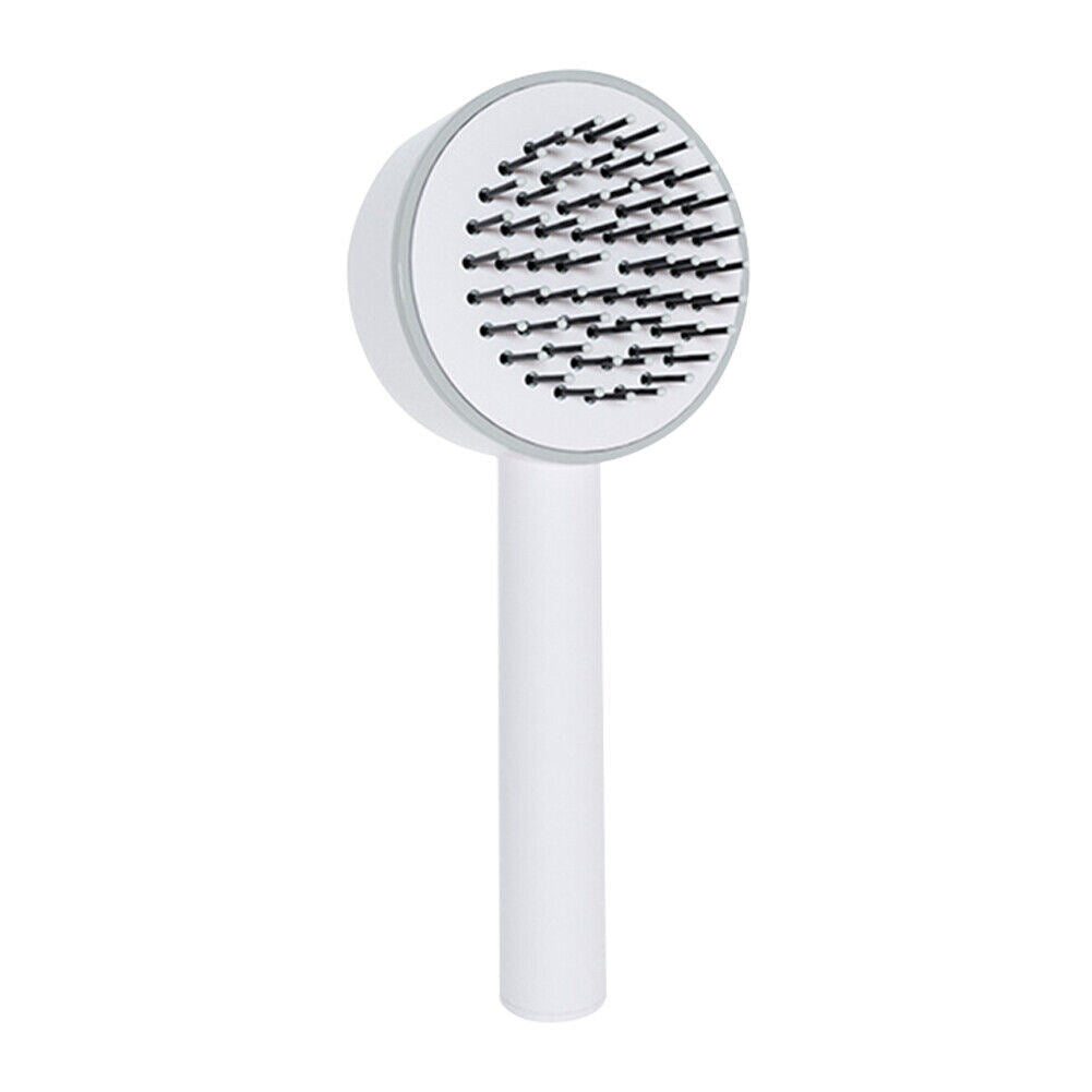 3D Air Cushion Massager Brush With Retractable Bristles Self Cleaning Hair Brush Massage One-key Self-cleaning Hair Brush Anti-Static Airbag Massage Comb For Women Curly Hair Brush