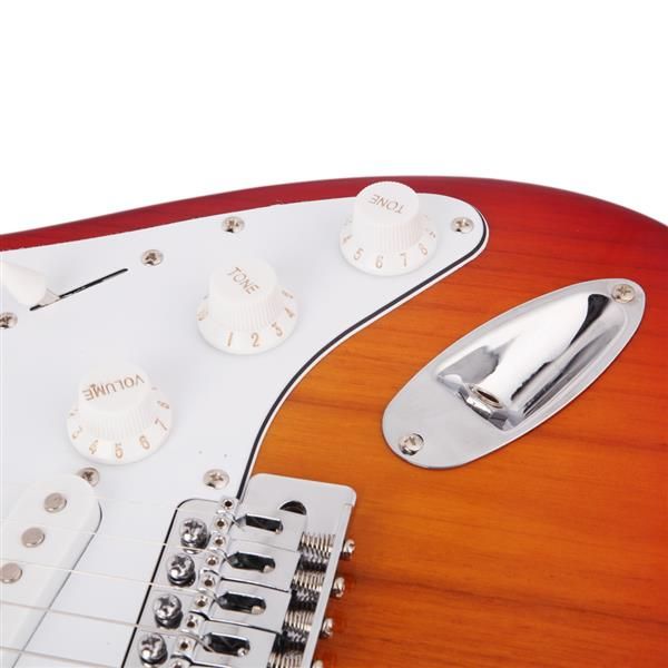 Rosewood Fingerboard Electric Guitar Sunset Red