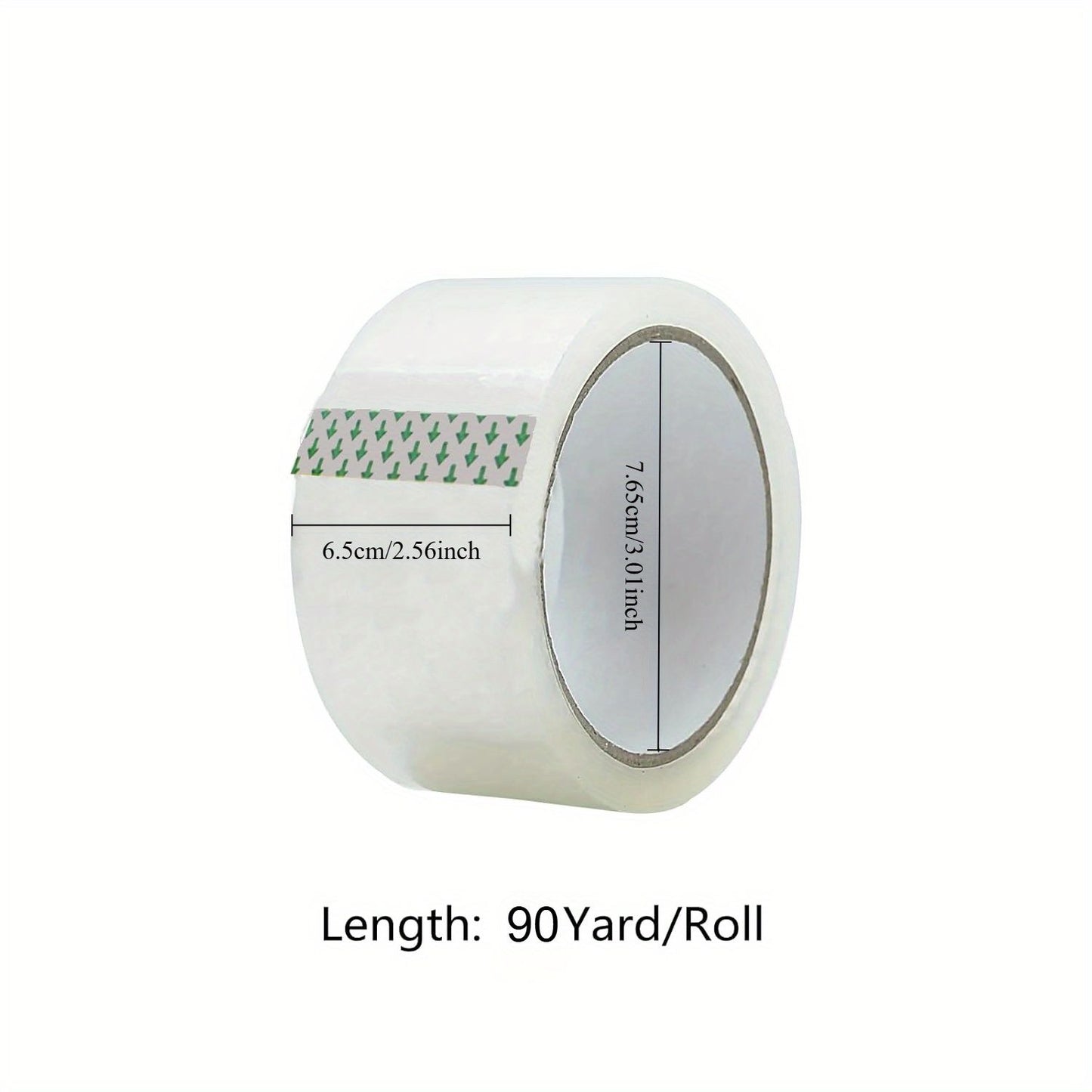 Clear Packing Tape, Heavy Duty Packaging Tape for Shipping Packaging Moving Sealing, 2.5 inches Wide, 90 Yards Per Roll