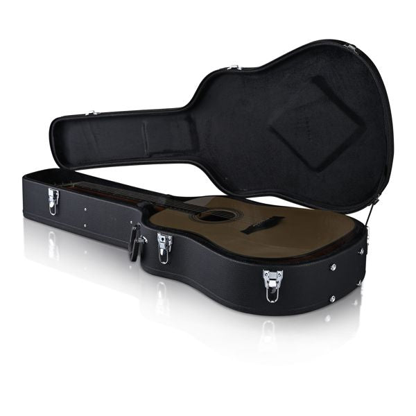 Guitar Hard Case for Acoustic Guitar made of hard plywood wrapped in PU leather(No shipment on weekends)