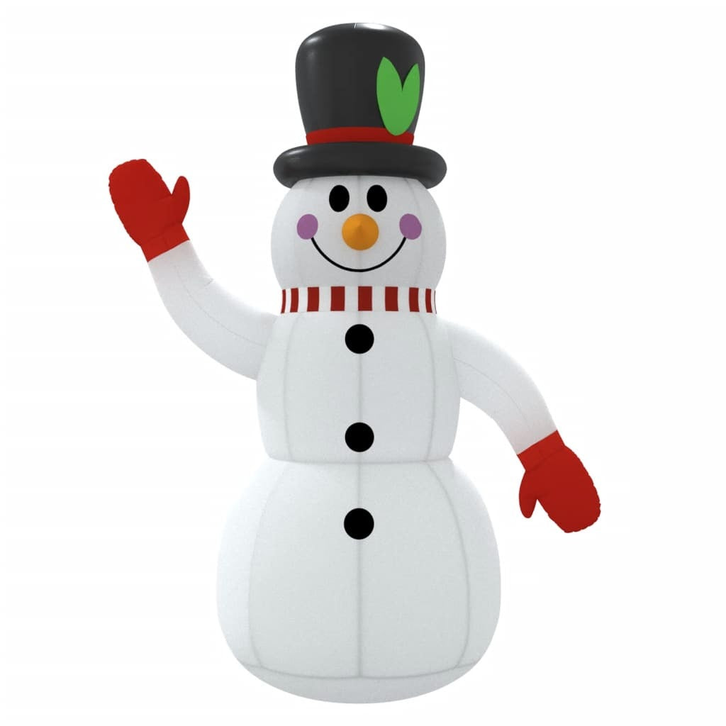 Inflatable Snowman with LEDs 8 ft